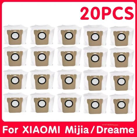 Sac à poussière pour aspirateur Dreame L10s L20 Ultra S10 S10 Pro, pièces détachées pour robot XIAOMI Mijia Omni 1S B101CN B116 X10 + accessoires-AquaForge
