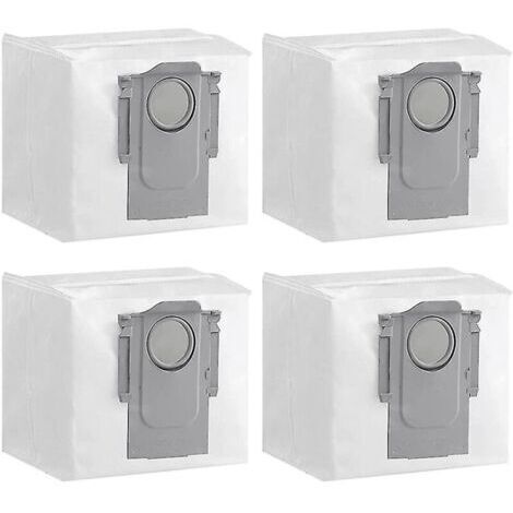 Sac à poussière pour aspirateur robot Roborock Q5+ S7 Maxv Ultra (4 pièces)