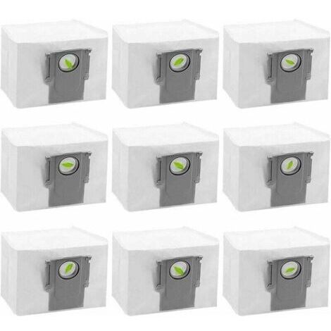 Sac à poussière pour Roborock S7 MaxV Ultra/S7 Pro Ultra/Q5/Q5+/Q5+ Plus/Q7/Q7+/Q7 Max/Q7 Max+ Accessoires pour aspirateur robot, sac jetable de remplacement pour aspirateur de grande capacité (