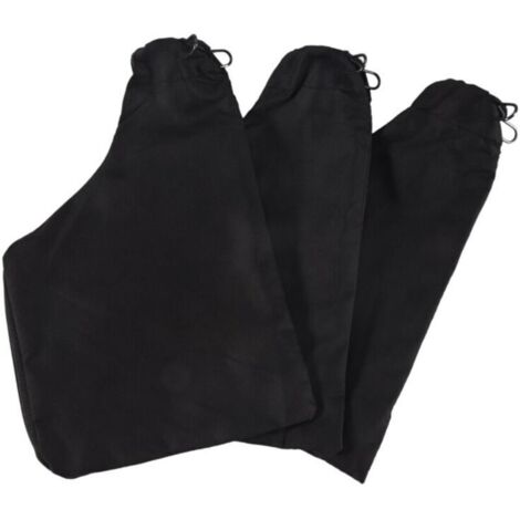 Sac à PoussièRe pour Scie Onglet, Collecteur de Noir avec Fermeture éClair et Support MéTallique, Pour Onglet Modèle 255 3 PièCes