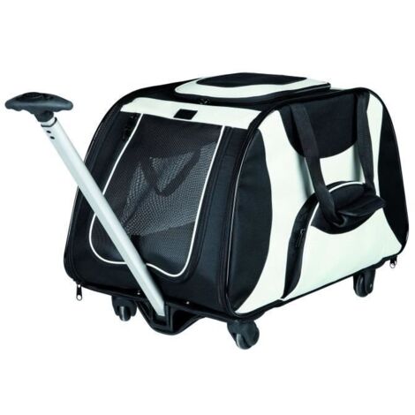 Sac à roulettes 34 × 43 × 67 cm, noir/gris