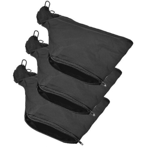 Sac à sciure noir avec fermeture éclair et support métallique, pour scie à onglets modèle 255 (lot de 3, référence 2024120692)-AquaForge