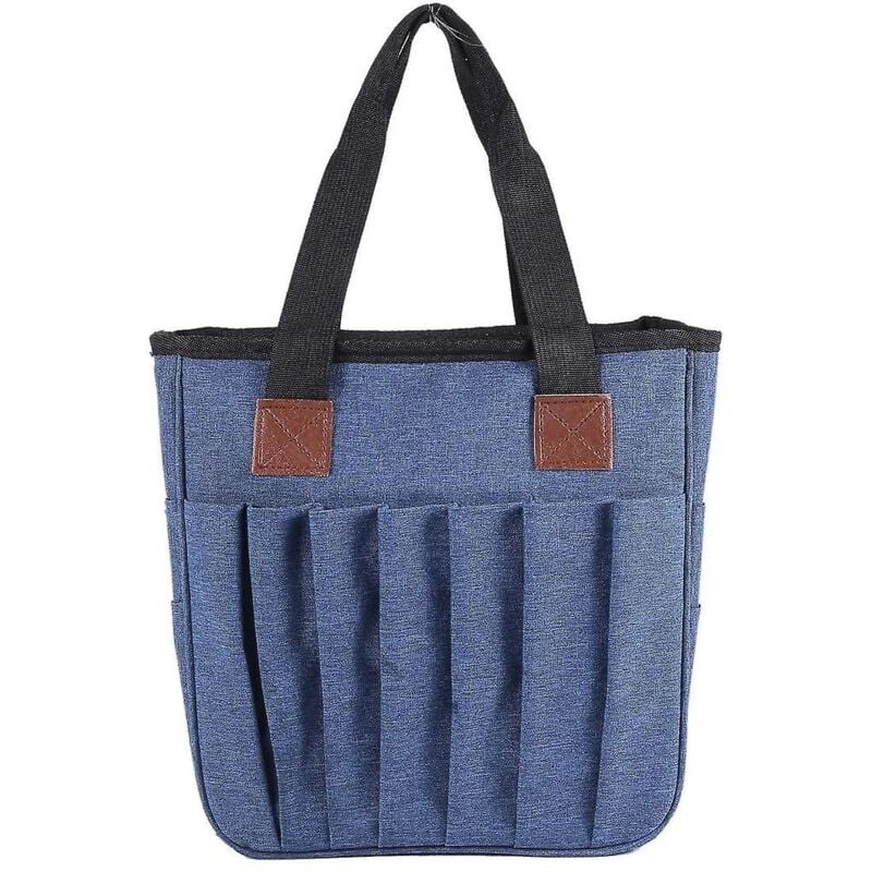 Feiyue - Sac à tricoter, sac de rangement portable pour fils, crochets, aiguilles à tricoter, ensemble de fournitures de couture