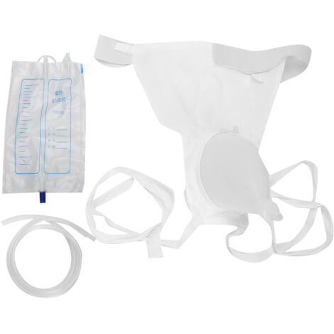 Sac à urine en silicone réutilisable, entonnoir urinaire respirant pour personnes âgées à usage domestique.