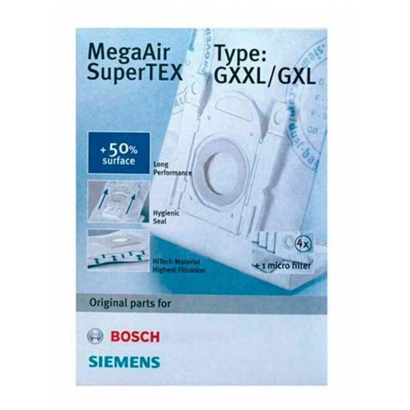 BOSCH Sac Aspirateur  S&eacute;rie Gxxl/Gxl (Lot De 4)