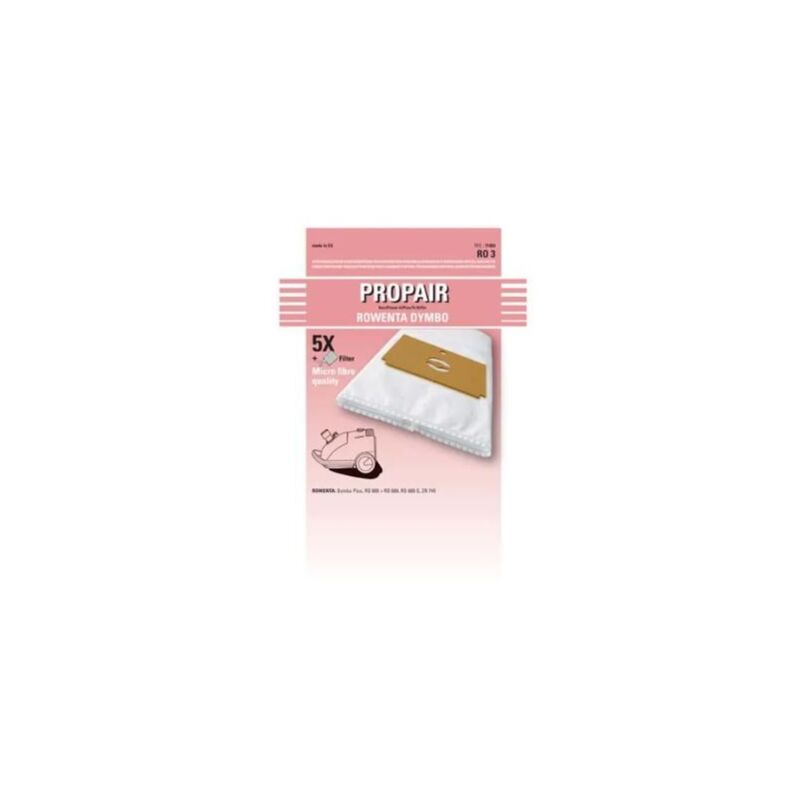 Rowenta Sac aspirateur propair zr 745 5 pieces + 1 micro-filtre - RAZR745