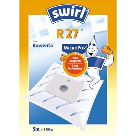 Sac aspirateur r27 (4 sacs) + 1 filtre - r27 - SWIRL