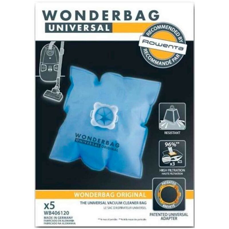 Sac Aspirateur Standard Wonderbag 5 Unités 3221613010607