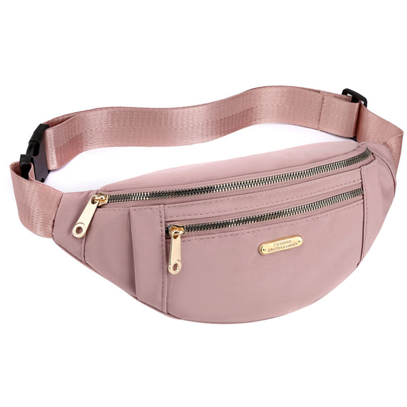 Sac banane femme, ceinture porte-monnaie pratique pour sport, voyage et running, sans encombrement.
