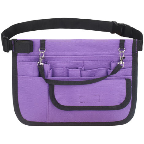 Sac banane violet pour infirmières (outils non inclus), organisateur pour matériel médical P
