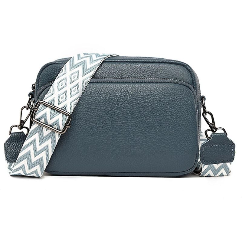 Sac bandoulière Petit sac à bandoulière en cuir pour femme avec fermeture éclair