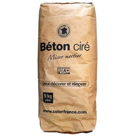 Sac béton ciré déco TERRAZZO teinté dans la masse 5kg pour 4 à 5 m²  Béton ciré: Lisbonne
