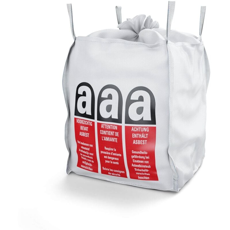 Notre Selection - Sac big bag 1000kg Amiante 900x900x1050 - BBNE115PEA - Noir