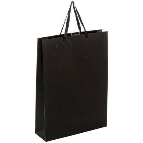 Sac cadeau paillettes grande taille noir - Atmosphera créateur d'intérieur
