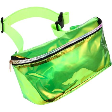 Sac ceinture couleur holographique (vert),