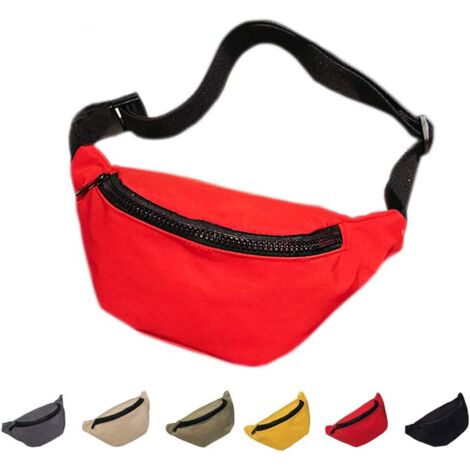 Sac ceinture léger pour enfants à la mode (rouge),
