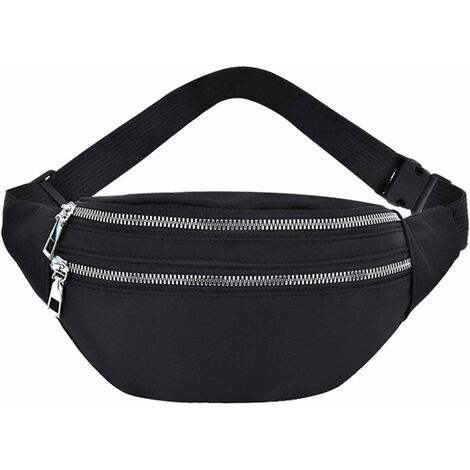 Sac Banane Femme Homme, Sacoche de Ceinture Étanche Unisexe de Grande  Capacité Sac de Taille avec Sangles Réglables pour Voyage Randonnée Gym  Jogging