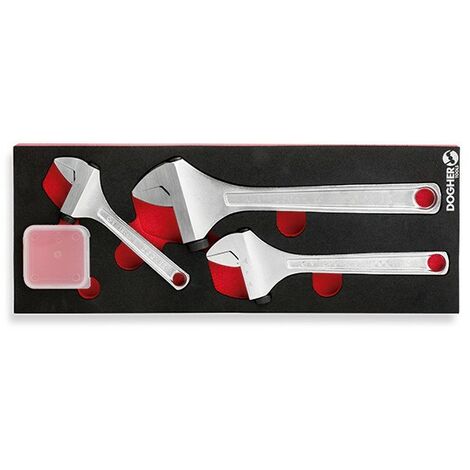 Sac combiné 3 clés à molette Roue latérale 1/4 DOGHER 491-080