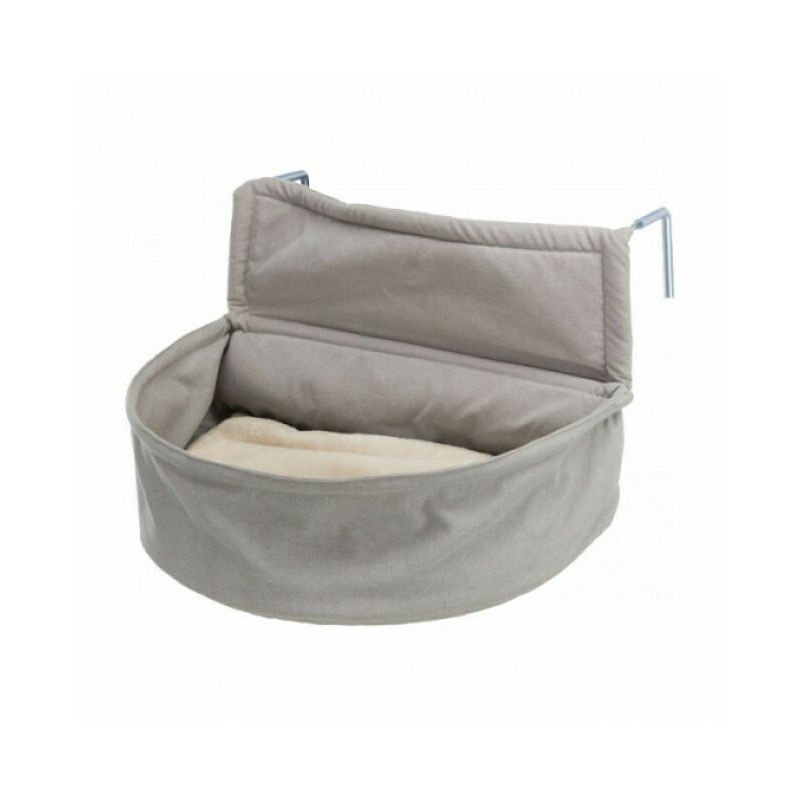 Panier douillet XXL adaptable radiateur pour chat Tissu Coloris Crème - Trixie