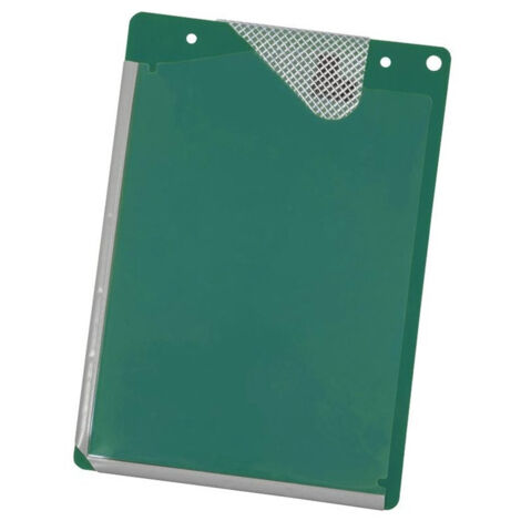 Sac d'application PVC avec soudure des 2 côtés du pli DIN A4 vert EICHNER (Par 10)