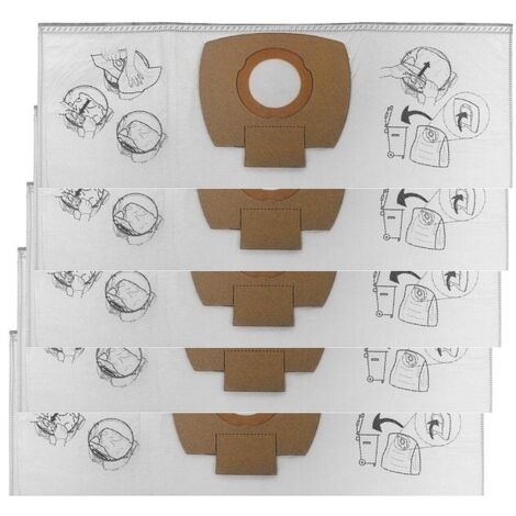 Sac d'aspirateur papier Makita P-84078 5 unités