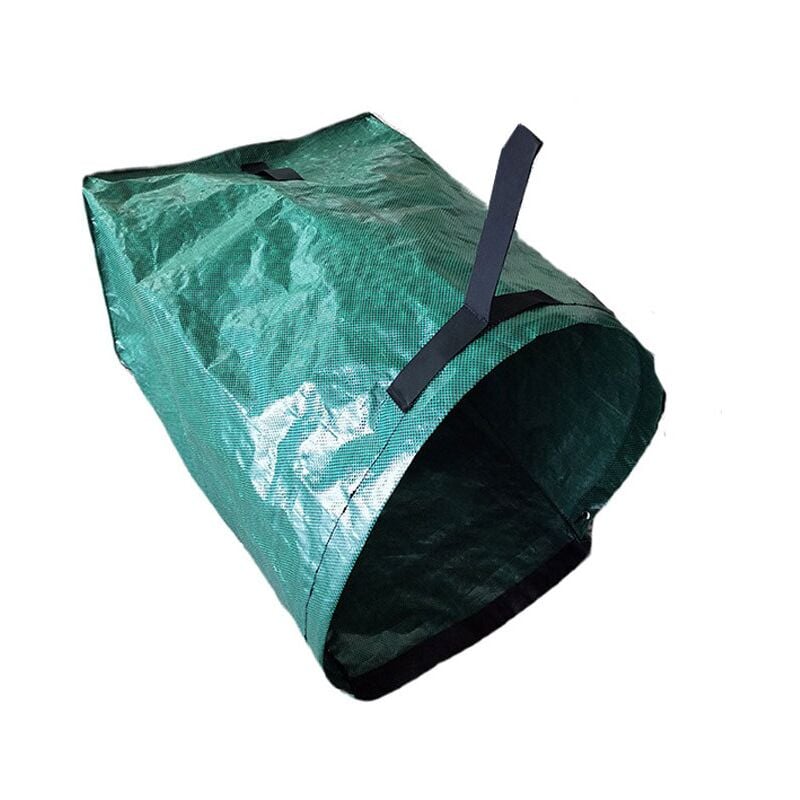 Linghhang - Sac à feuilles avec poignée de transport, sac de jardin, sac de ramassage des mauvaises herbes, sac à déchets de feuilles et de fleurs,