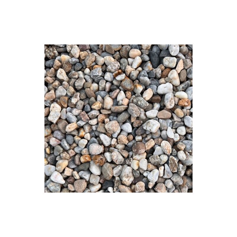 King Matériaux - Sac de +/- 600 kg = 7,5M² Galet champagne 6/10