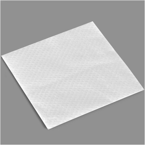 Sac de 80 serviettes en papier blanc 1 pli 30x30 cm
