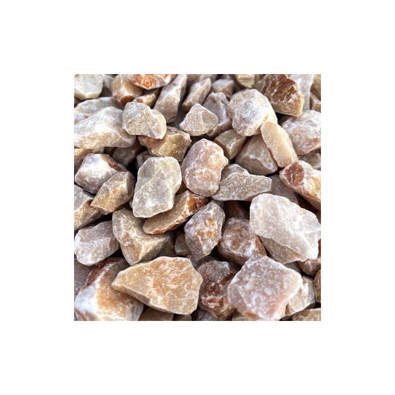 King Matériaux - Sac de +/- 800 kg = 10M² Gravier orangé Valencia 14/20