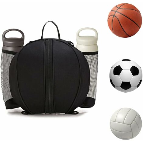Sac de basket-ball Sac de transport étanche pour basket-ball football volley-ball, sac de support de ballon de sport d'entraînement portable avec bandoulière réglable, sac de transport pour sac à main