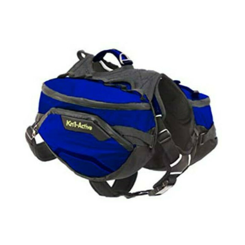 Sac de bât Pro Active Trail pour chien T1 bleu - Kn'1 ®