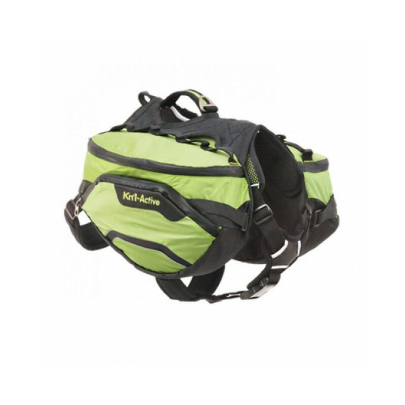 Sac de bât Pro Active Trail pour chien T1 vert - Kn'1 ®