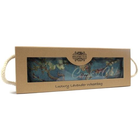Sac de blé de luxe à la lavande dans une boîte cadeau - Blossom- Vendu par 1
