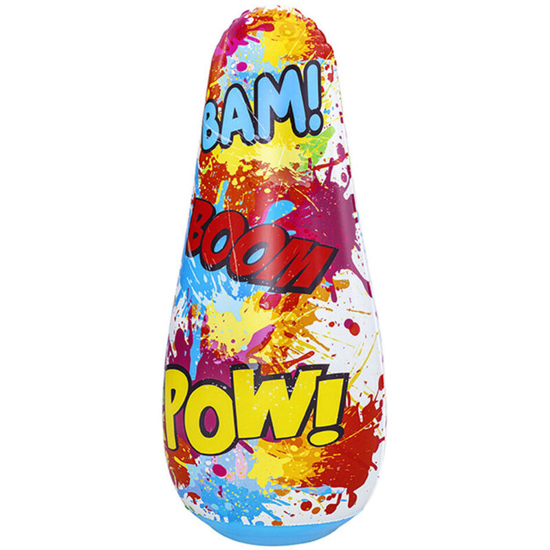 Bestway - Punching Gonflable Comic 119 cm +3 Ans Intérieur et Jardin 52630
