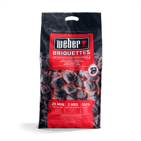 Sac de briquettes de charbon de bois Weber - 8 kg