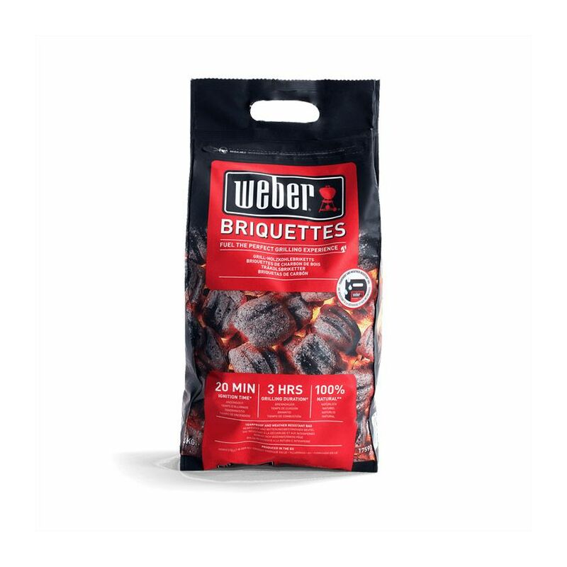 Weber - Sac de briquettes de charbon de bois 4 kg