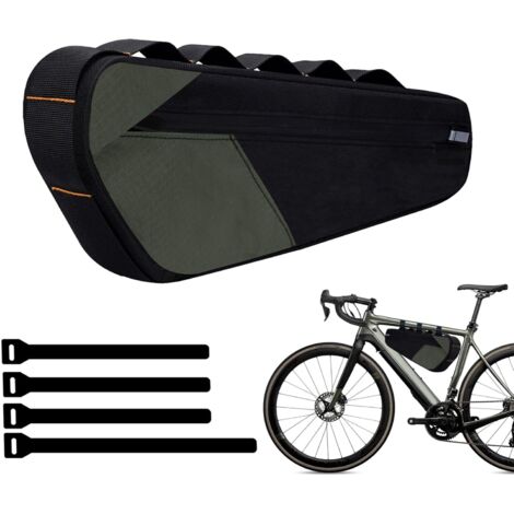 Sac de Cadre pour Vélo,Pochette De Stockage Étanche,Pack De
