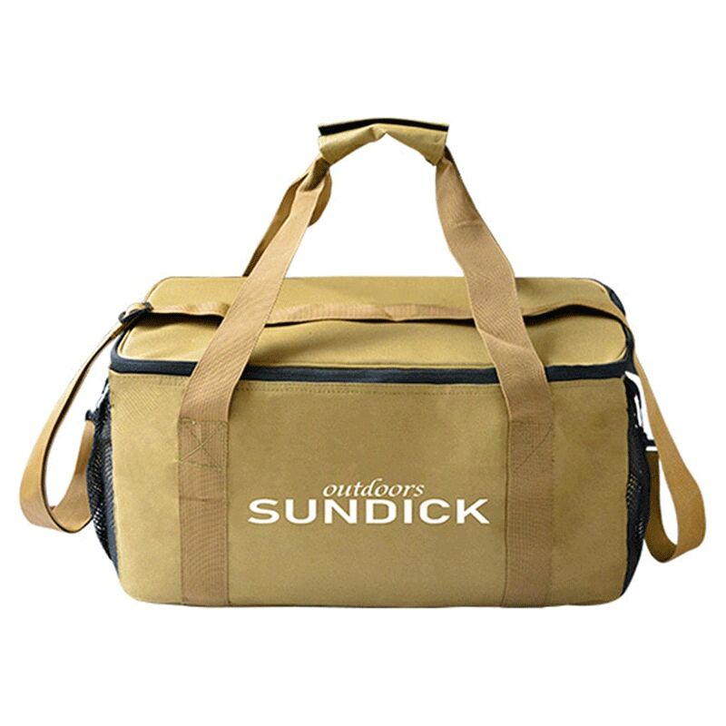 Sjqka - Sac de camping, grand rangement, pour grillades et grillades, étui spécial, peut contenir des plats et des cylindres, sac à main, sac à