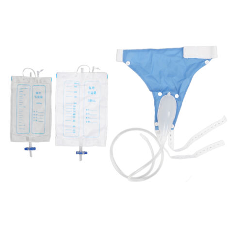 Sac de collecte d'urine en silicone, grande capacité 1000ml/2000ml, sûr et respirant pour personnes âgées