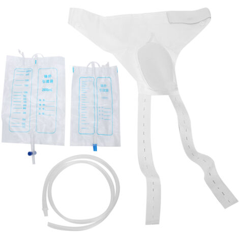 Sac de collecte d'urine en silicone, urinal réutilisable étanche pour hommes, femmes et personnes âgées