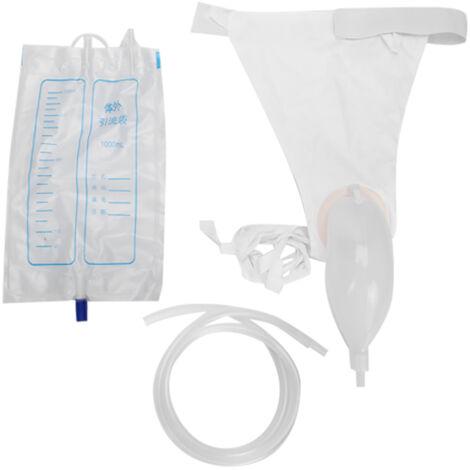 Sac de collecte d'urine en silicone, urinal réutilisable pour hommes, entonnoir respirant pour usage domestique