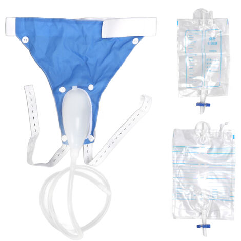 Sac de collecte d'urine portable réutilisable en silicone pour femmes, anti-fuites et confortable
