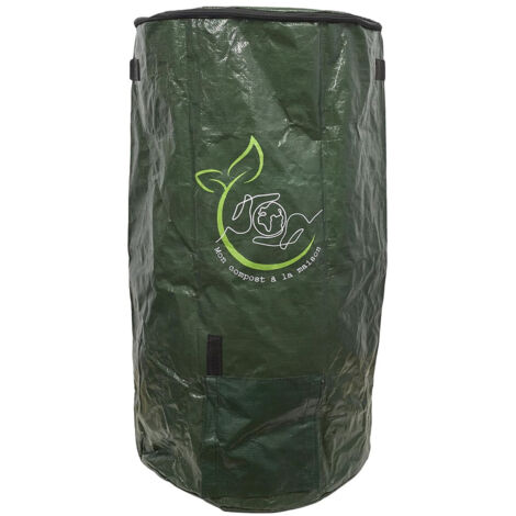 Sac de Compost pour Jardin 127L Coloris Vert