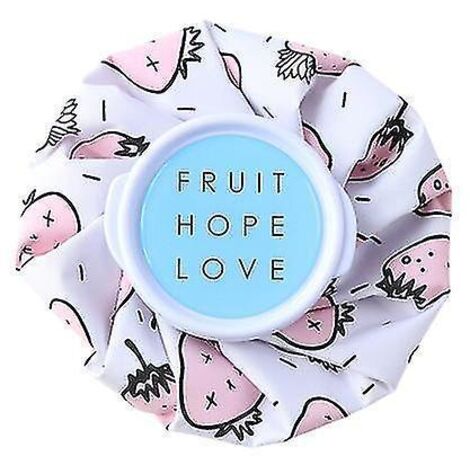Sac de compresse froide mignon à motif dessin animé pour la physiothérapie, poche de glace rafraîchissante réutilisable pour la maison, soulage la douleur, blanc