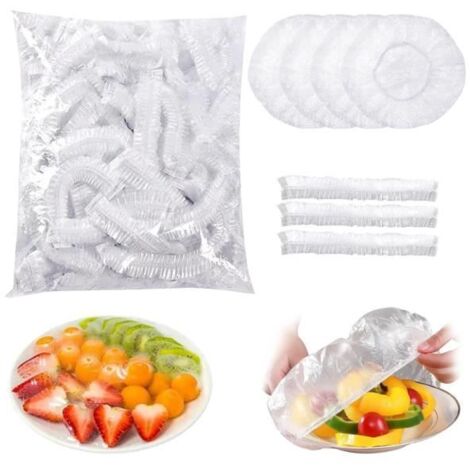 Sac de Conservation Frais 200 pièces Alimentaire Reutilisable Film Plastique Alimentaire Sac Conservation Reutilisable Fresh Bag Sac