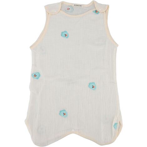 Sac de couchage bébé sans manches doux respirable peau sensible mignon 39x59cm pour filles garçons