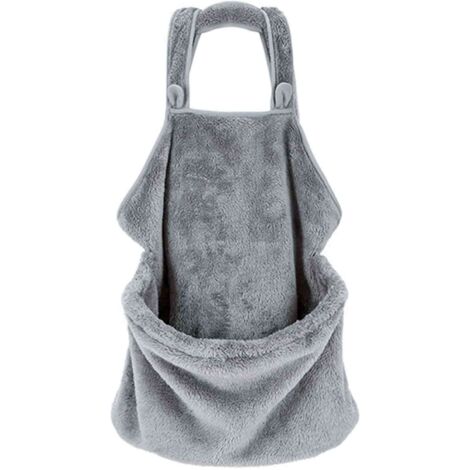 sac de couchage pour chat -harnais pour chat -Bretelles en peluche douce pour chat -Sac de transport chaud pour chat avec poche avant -repos et sommeil confortables