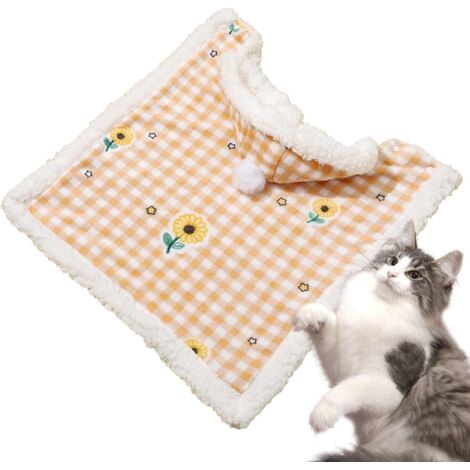 Sac de couchage pour chat (L) - Déguisement pour chat et chien avec capuche, mignon et élégant