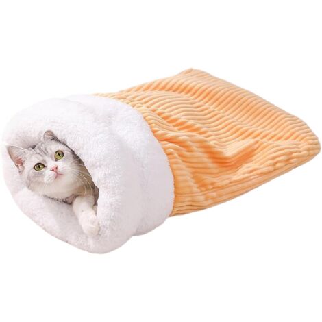Sac De Couchage pour Chat Maison Douce Et Chaleureuse pour Chaton