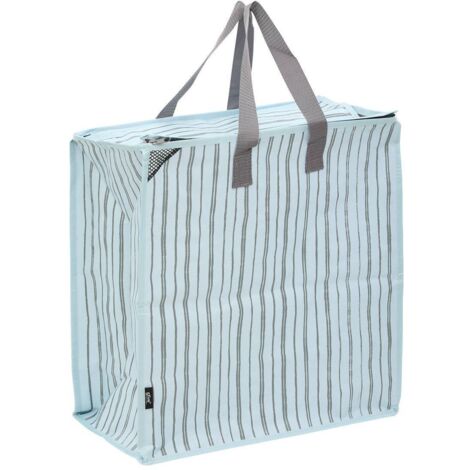 Sac de course avec fermeture zip 49l bleu - 5five